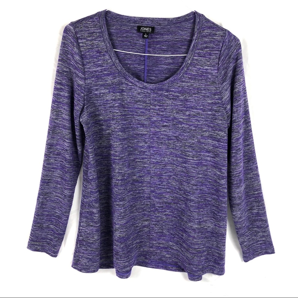 Jones New York Purple Long Sleeve Shirt